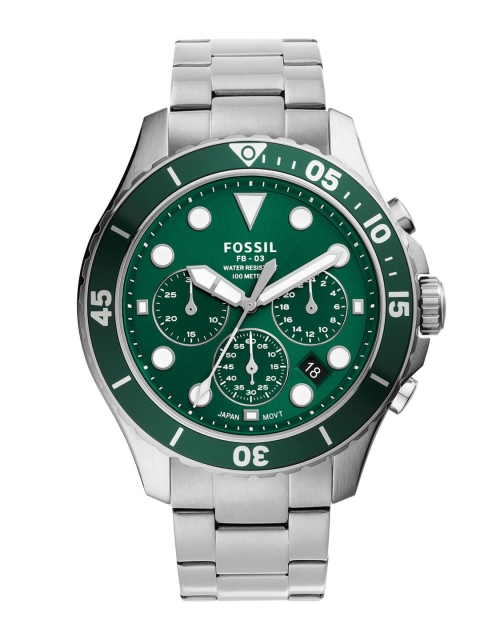 

Fossil Men Green Analogue Watch FS5726