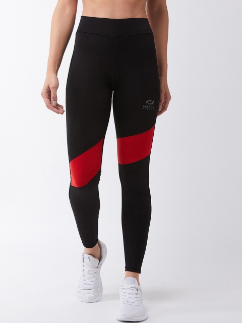 

Masch Sports Women Black & Red Colourblocked Rapid Dry