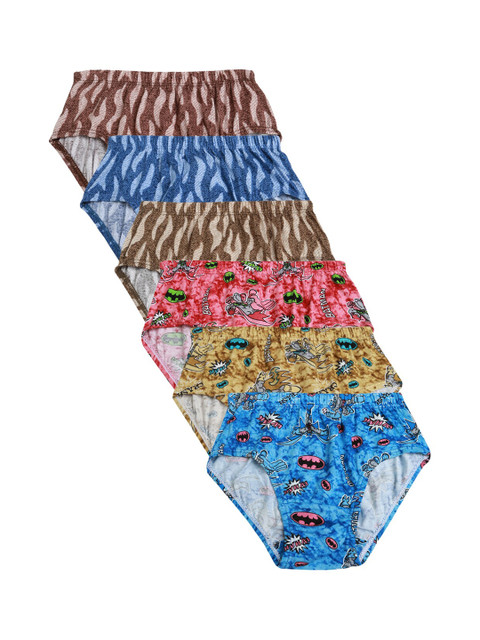 

Red Rose Boys Pack Of 6 Assorted Basic Briefs JRNO07