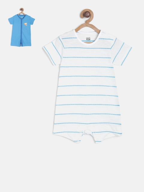 

MINI KLUB Infants Boys Pack Of 2 Rompers, Blue