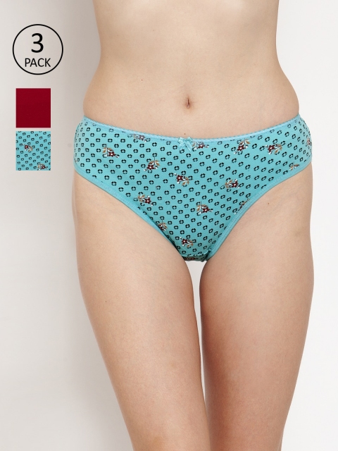 

Innocence Women Pack Of 3 Assorted Bikini Briefs BBAPLIN90275