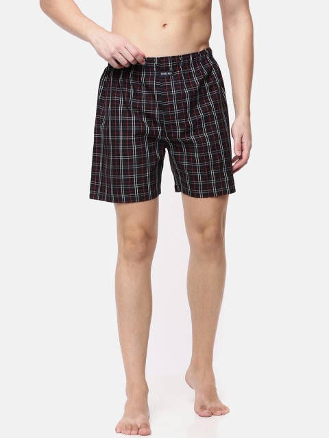 

Force NXT Men Black & White Checked Boxers MNAL-582-PO1