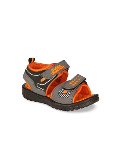 

Bubblegummers Boys Orange & Grey Sports Sandal