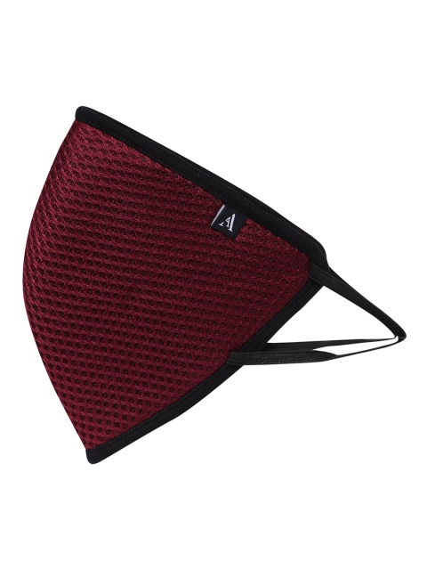 

Aaboli Unisex Maroon Solid 6-Ply Reusable Cloth Mask
