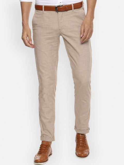 

Louis Philippe Sport Men Beige Slim Fit Solid Chinos