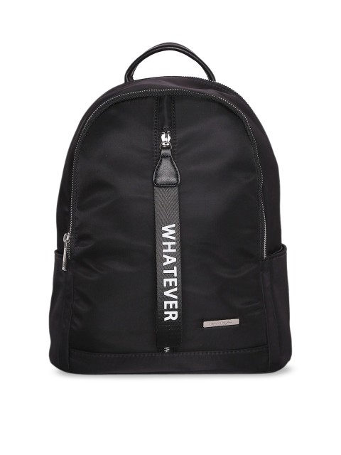 

Forever Glam by Pantaloons Women Black Solid Backpack