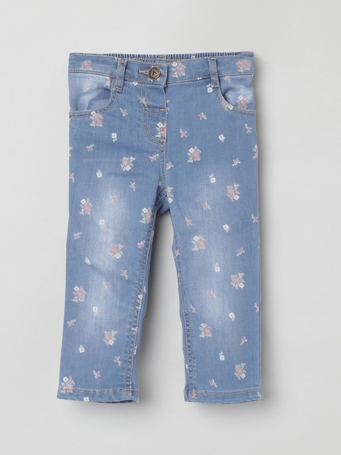 

max Girls Blue Slim Fit Mid-Rise Clean Look Jeans