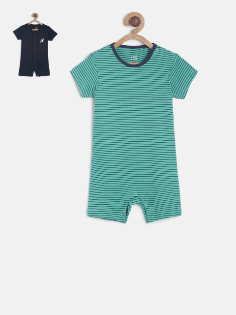 

MINI KLUB Infants Boys Pack Of 2 Rompers, Navy blue