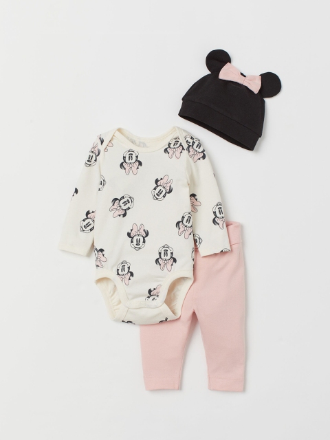 

H&M Girls 3 Piece Jersey Set, White
