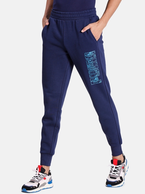 

Puma Men Navy Blue Graphic Sweatpants