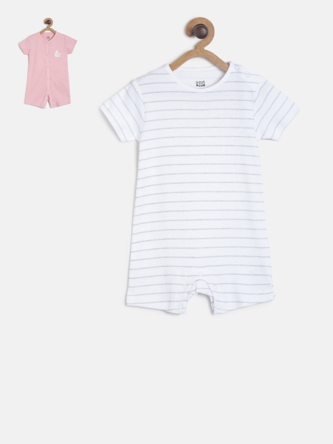 

MINI KLUB Infants Girls Pack Of 2 Rompers, Pink