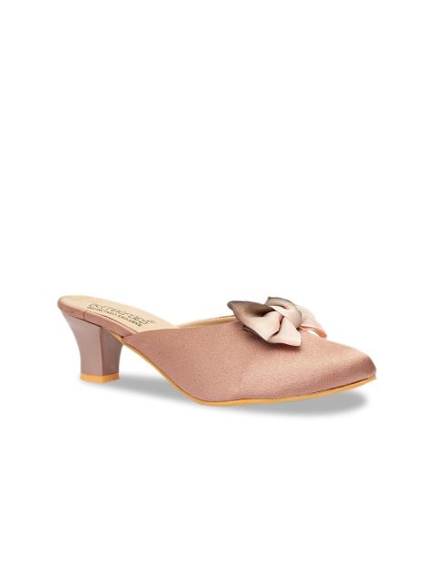 

Butterflies Women Pink Solid Mules