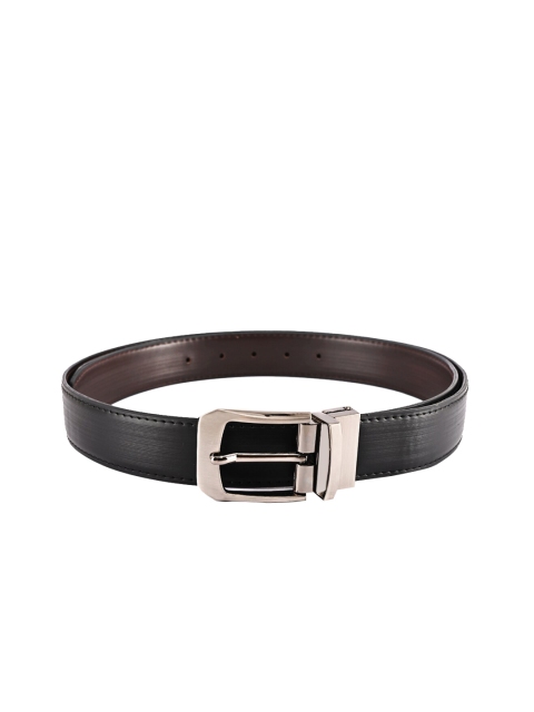 

BuckleUp Men Black & Brown Reversible Solid Belt