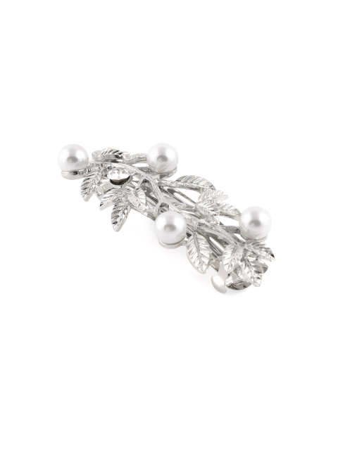 

ToniQ Women Silver-Toned Embellished French Barrette