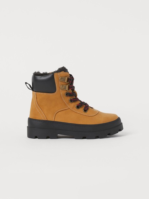 

H&M Boys Brown Solid Warm-Lined Boots