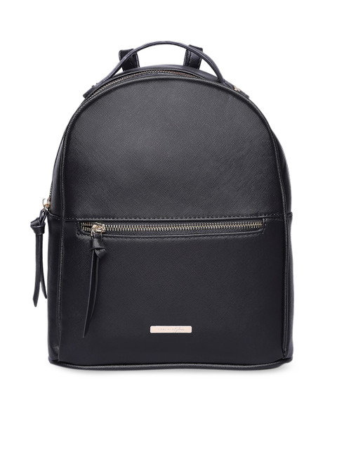 

Forever Glam by Pantaloons Women Black Solid Backpack