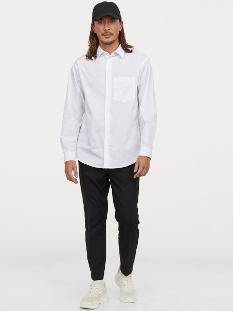 

H&M Men White Shirt Relaxed Fit