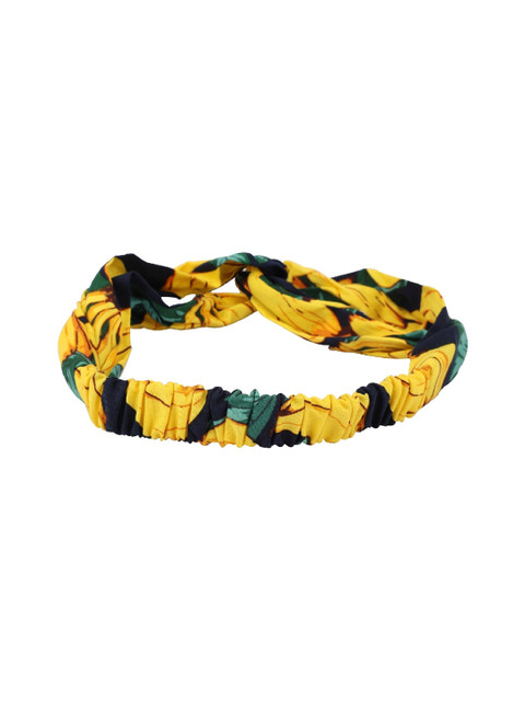 

Bellofox Women Yellow Printed Hairband