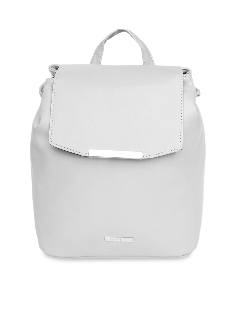 

Forever Glam by Pantaloons Women Grey Solid Backpack