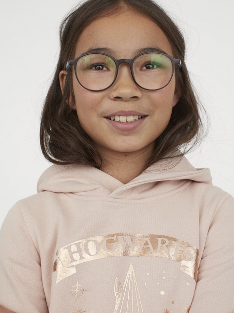 

H&M Girls Pink Printed Hoodie