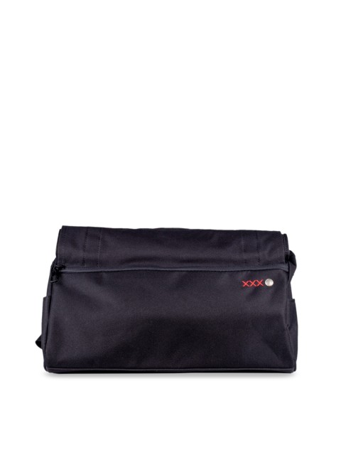 

scarters Unisex Black Solid Messenger Bag