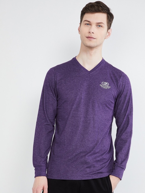 

max Men Purple Solid Sweatshirt