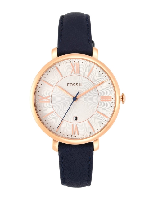 

Fossil Women Jacqueline Silver-Toned Analogue Watch ES3843