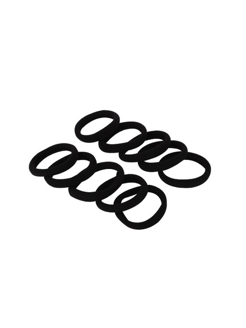 

Bellofox Women Set of 10 Black Ponytail Holders