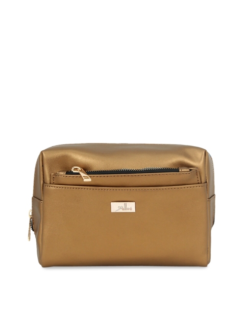

yelloe Women Copper-Toned Solid Travel Pouch