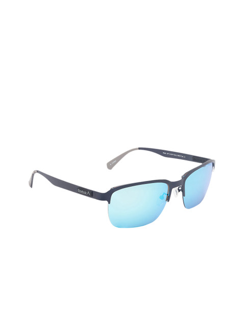 

Reebok Unisex Square Sunglasses RBK AF13 NVY BLU MIR APC, Blue
