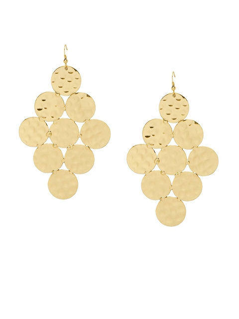 

INDYA Gold Plated Classic Drop Earrings