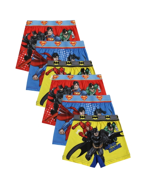 

Red Rose Boys Pack Of 6 Assorted Printed Trunks JRNO95