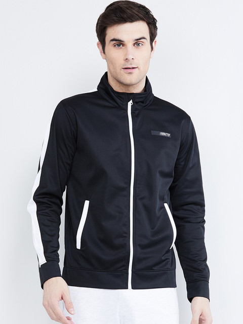 

max Men Black Solid Sweatshirt