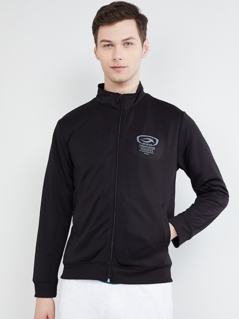 

max Men Black Solid Sweatshirt