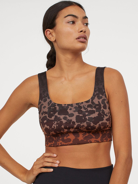 

H&M Black Sports Bra Medium Support