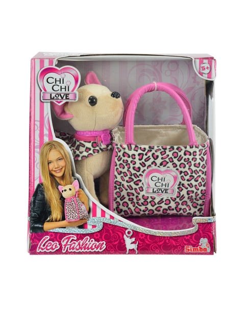 

Chi Chi Love Kids Beige & Pink Simba Chi Chi Love Leo Fashion Chihuahua Soft Toy