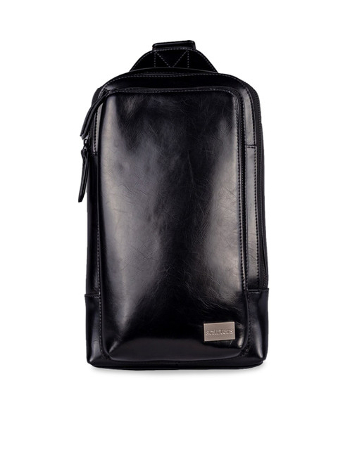 

scarters Unisex Black Solid Messenger Bag