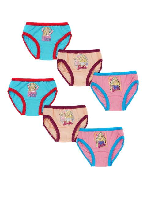 

Red Rose Girls Pack Of 6 Assorted Basic Briefs BABY-35