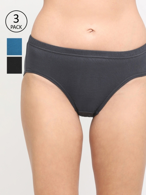 

DIXCY SCOTT Slimz Women Pack Of 3 Assorted Basic Briefs K1-PR64323