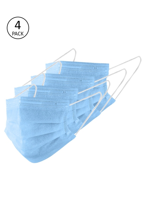 

LONDON FASHION hob Adults Pack of 350 3Ply Protective Outdoor Face Masks, Blue