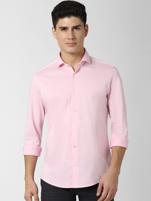 

Peter England Men Pink Regular Fit Solid Casual Shirt