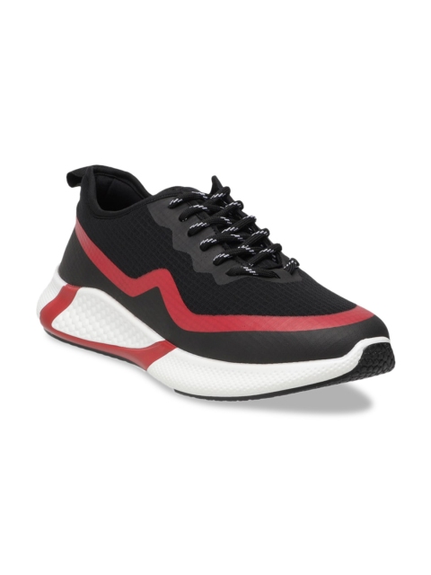 

Carlton London sports Men Black Colourblocked Sneakers