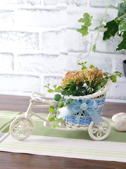 

Aapno Rajasthan Blue & White Plastic Multipurpose Basket