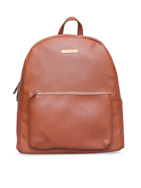 

Forever Glam by Pantaloons Women Tan Brown Solid Backpack