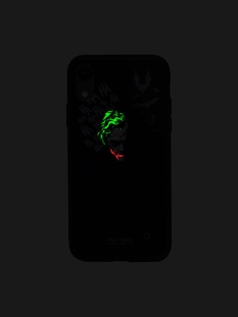 

macmerise Black & Green Guy With A Plan Lumous iPhone XR Case