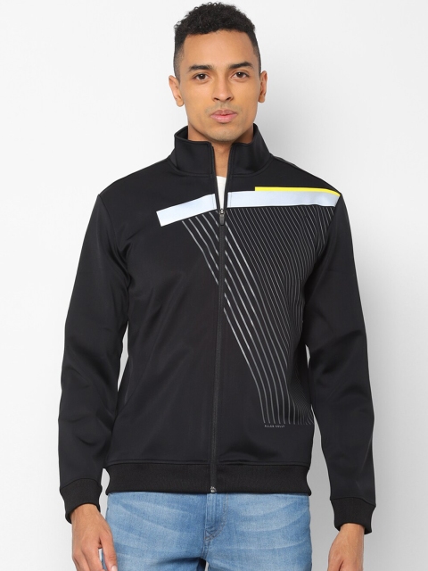 

Allen Solly Sport Men Black Striped Sweatshirt