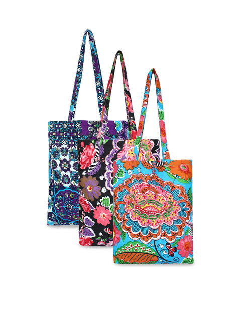 

Anekaant Pack of 3 Multicoloured Printed Tote Bag, Multi