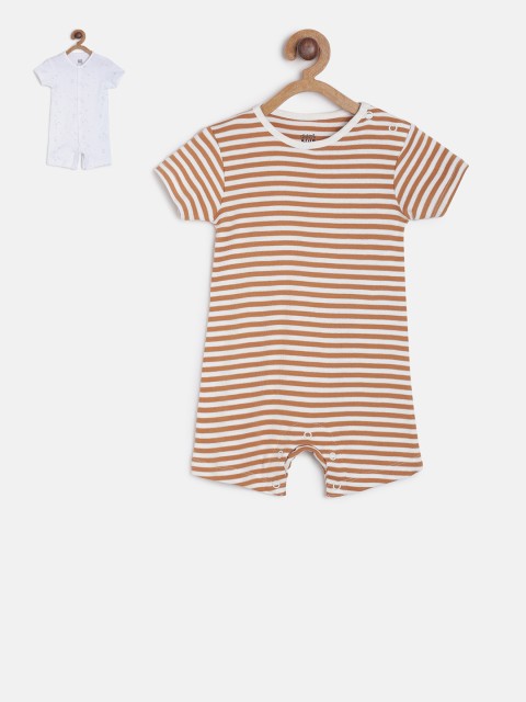

MINI KLUB Infants Boys Pack Of 2 Rompers, White