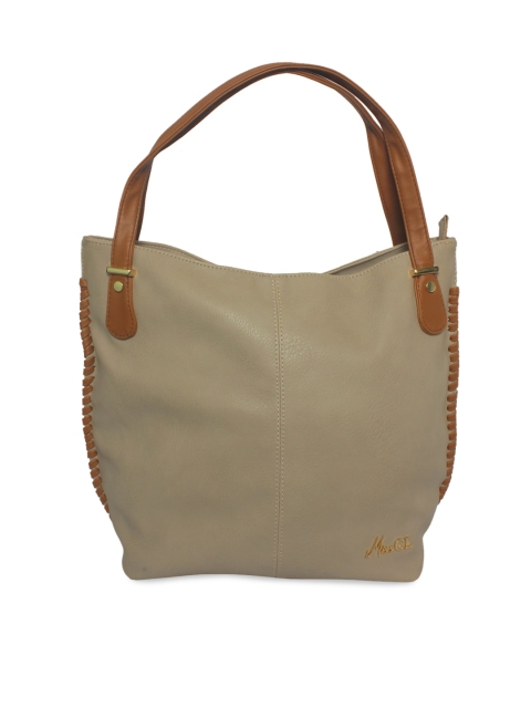 

Miss CL Grey Solid Tote Bag