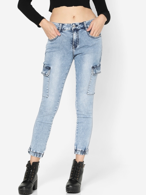 

Deal Jeans Women Blue Regular Fit Faded Joggers
